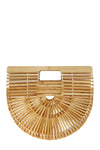 Bamboo Basket  Bag - Natural