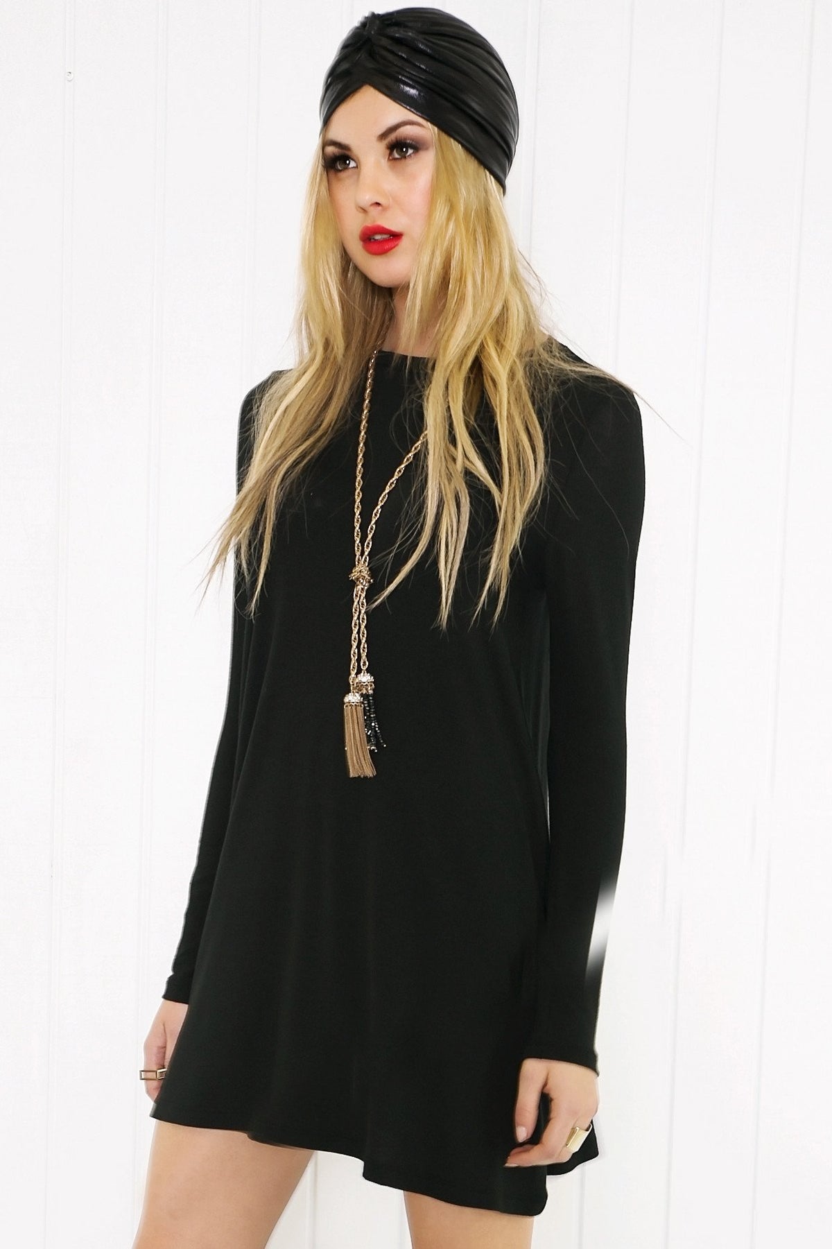 Cadie Long Sleeve Dress - Haute & Rebellious