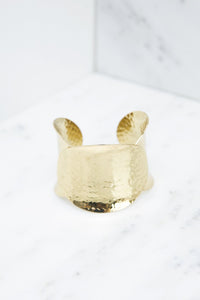 Irena Plated Gold Cuff - Haute & Rebellious