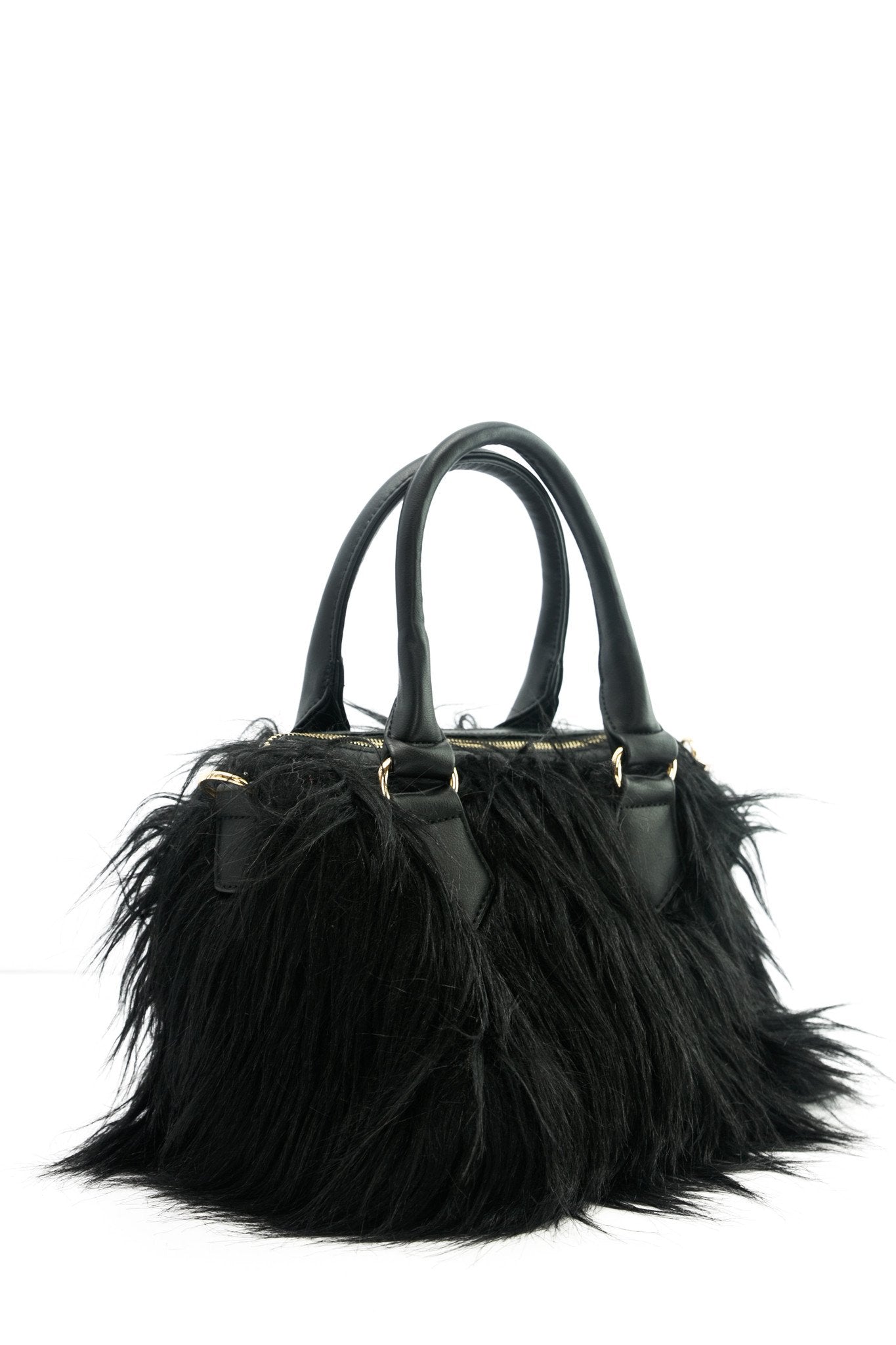 Long Faux Fur Leather Handbag – Haute & Rebellious